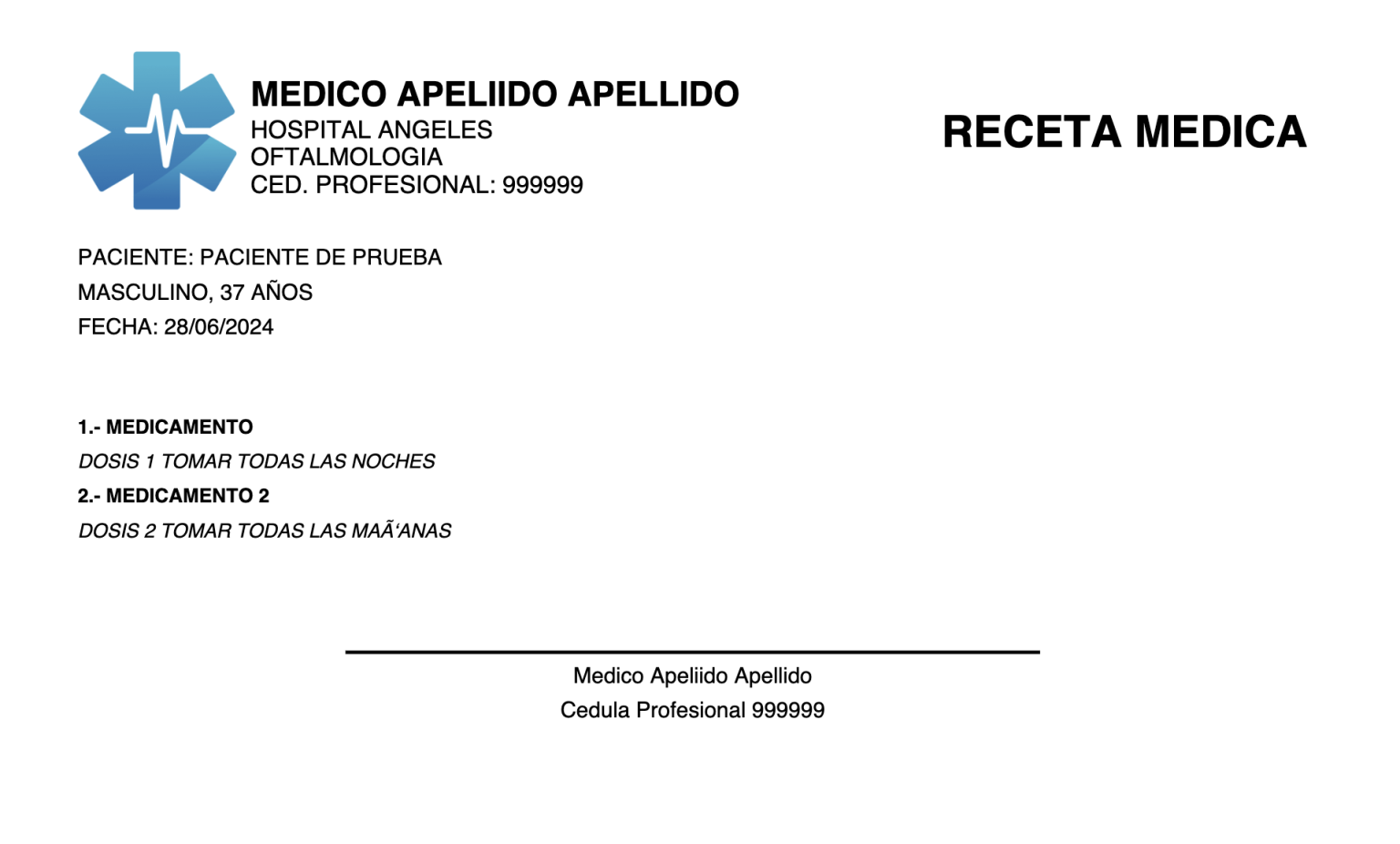 Configuración de Receta Médica en Mi Consultorio Plus
